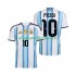 Camisola Argentina Lionel Messi 10 Homem Equipamento Primeiro Copa do Mundo 2026 Manga Curta